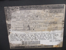 1994 TOYOTA T100 SR5 SAGE STD CAB 3.0L AT 4WD Z16235
